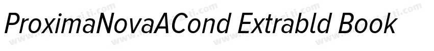 ProximaNovaACond Extrabld Book字体转换